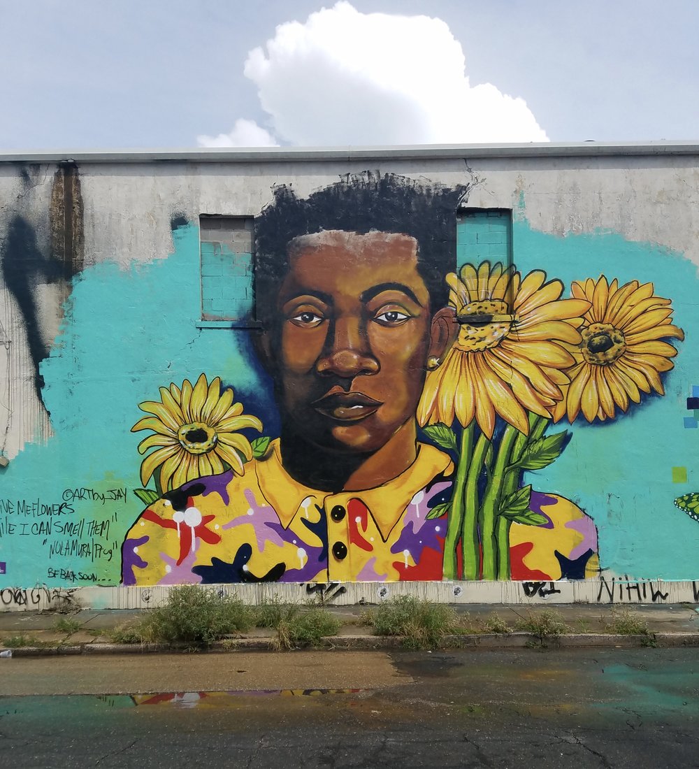 Mural by @artby_Jay, 2600 St. Claude Avenue @ Franklin